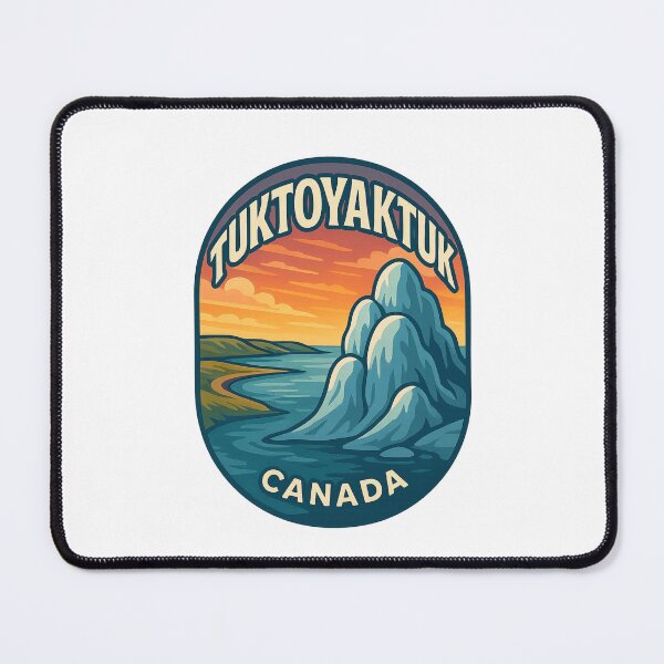 Item preview, Tuktoyaktuk Arctic Coastline – Canada Sunset Landscape designed and sold by Places On Earth.