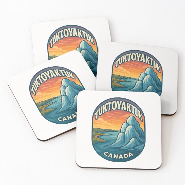 Item preview, Tuktoyaktuk Arctic Coastline – Canada Sunset Landscape designed and sold by Places On Earth.