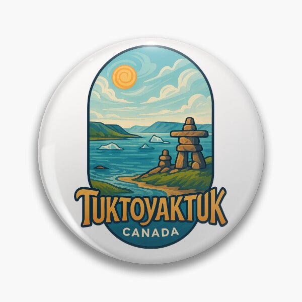 Item preview, Inuksuk by the Arctic Waters – Tuktoyaktuk Canada designed and sold by Places On Earth.