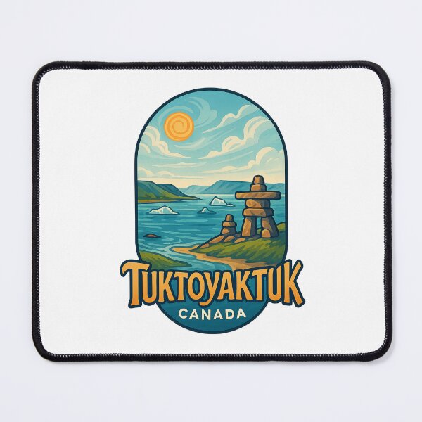 Item preview, Inuksuk by the Arctic Waters – Tuktoyaktuk Canada designed and sold by Places On Earth.