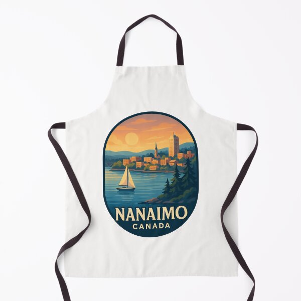 Item preview, Nanaimo Cityscape with Sailboat – Vancouver Island Sunset designed and sold by Places On Earth.