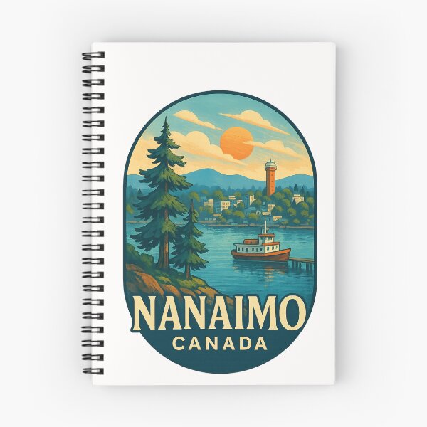 Item preview, Nanaimo Waterfront with Tower – Vancouver Island Landscape designed and sold by Places On Earth.
