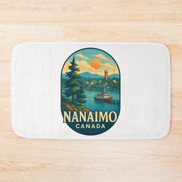 Item preview, Nanaimo Waterfront with Tower – Vancouver Island Landscape designed and sold by Places On Earth.