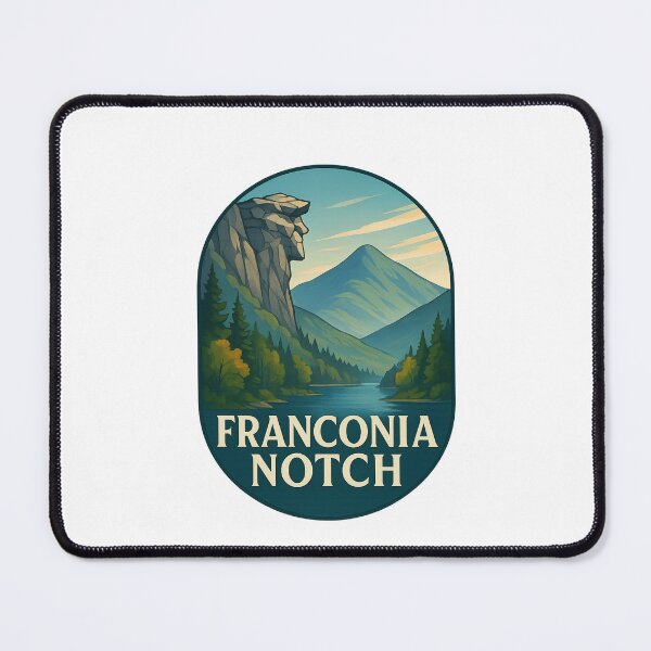 Item preview, Franconia Notch with Old Man of the Mountain – New Hampshire Icon designed and sold by Places On Earth.