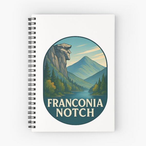 Item preview, Franconia Notch with Old Man of the Mountain – New Hampshire Icon designed and sold by Places On Earth.