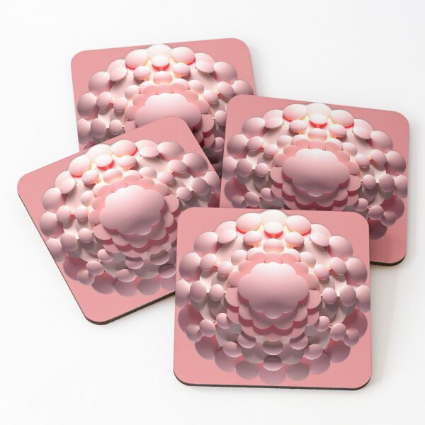 Item preview, Geometric Shapes Art – Modern Symmetrical 3D Design designed and sold by OrcunTezel.