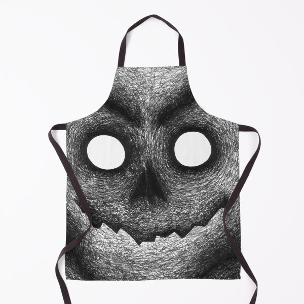 Item preview, Halloween Hand-Drawn Black & White Face designed and sold by DraganMadz.