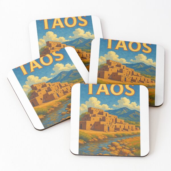 Item preview, Taos Adobe by the River – Sangre de Cristo Mountain Scene designed and sold by Aryabek.