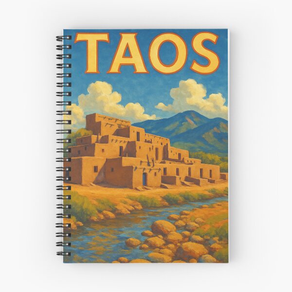 Item preview, Taos Adobe by the River – Sangre de Cristo Mountain Scene designed and sold by Aryabek.