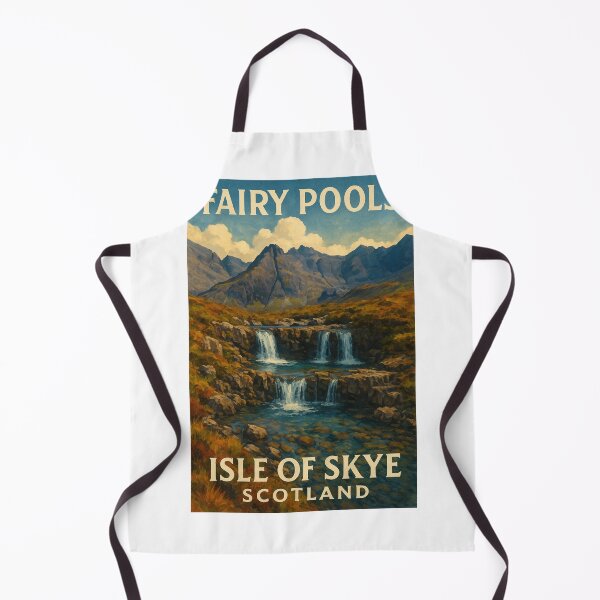 Item preview, Fairy Pools on the Isle of Skye – Highland Waterfall Landscape designed and sold by Aryabek.