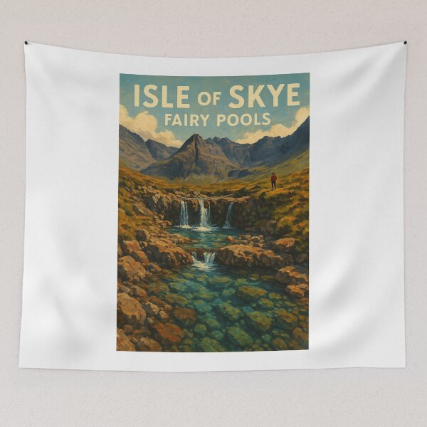 Item preview, Hiking the Fairy Pools – Isle of Skye Highland Trails designed and sold by Aryabek.