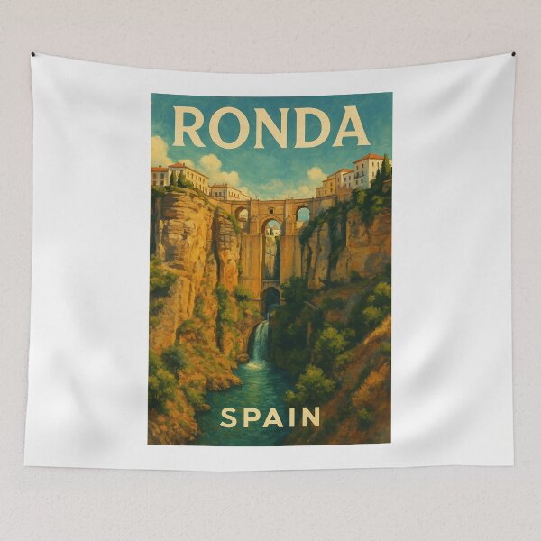 Item preview, Ronda’s Puente Nuevo – Spain’s Cliffside Wonder designed and sold by Aryabek.