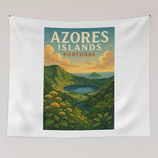 Item preview, Azores Crater Lake View – Portugal’s Volcanic Islands designed and sold by Aryabek.