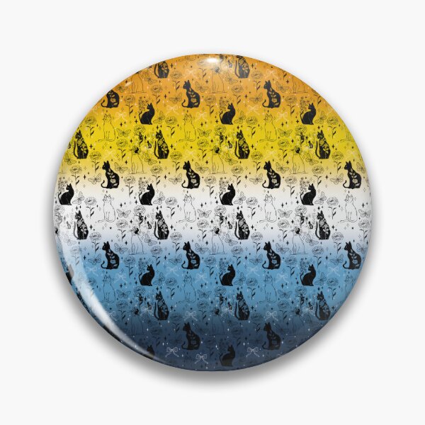 Item preview, AroAce Pride Black Cat Witchy Magic Design designed and sold by Travelslightly.