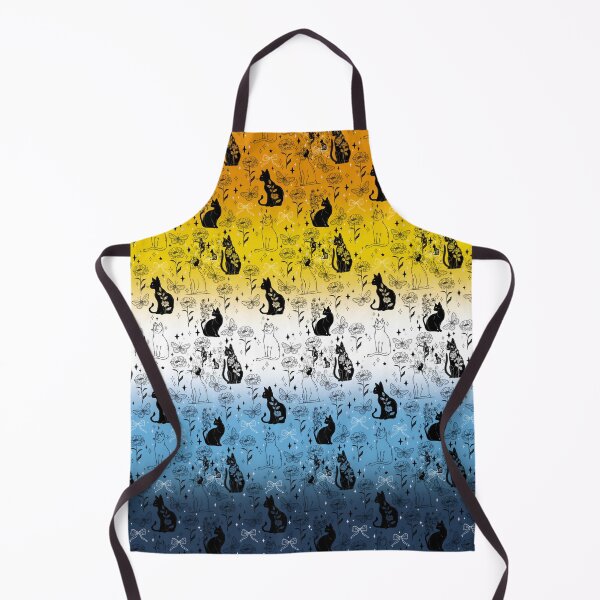 Item preview, AroAce Pride Black Cat Witchy Magic Design designed and sold by Travelslightly.