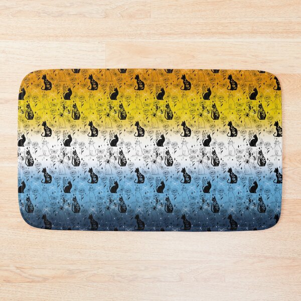 Item preview, AroAce Pride Black Cat Witchy Magic Design designed and sold by Travelslightly.