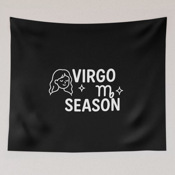 Item preview, Virgo Season | Minimal White Typography Zodiac Design designed and sold by sssweetness.