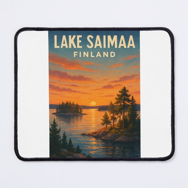 Item preview, Lake Saimaa Sunset – Finland’s Golden Horizon designed and sold by Aryabek.