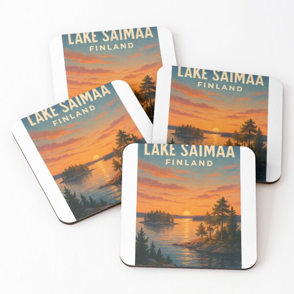 Item preview, Lake Saimaa Sunset – Finland’s Golden Horizon designed and sold by Aryabek.