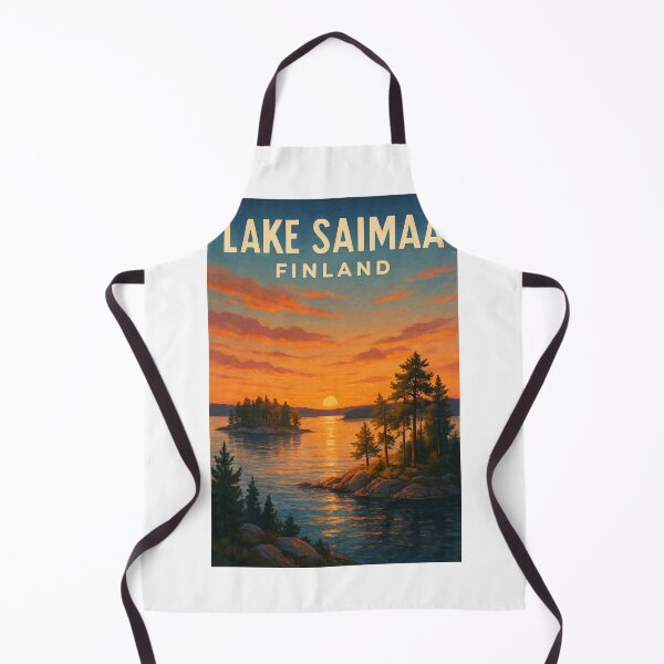 Item preview, Lake Saimaa Sunset – Finland’s Golden Horizon designed and sold by Aryabek.