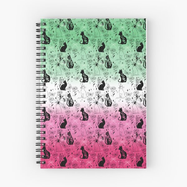 Item preview, Abrosexual Pride Black Cat Witchy Magic Design designed and sold by Travelslightly.