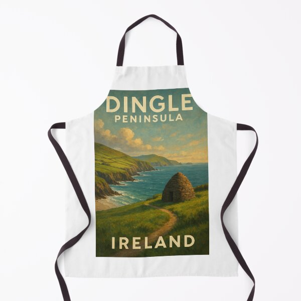 Item preview, Dingle Peninsula with Beehive Hut – Irish Coastal Heritage designed and sold by Aryabek.