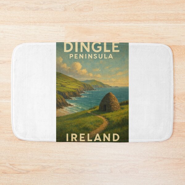 Item preview, Dingle Peninsula with Beehive Hut – Irish Coastal Heritage designed and sold by Aryabek.