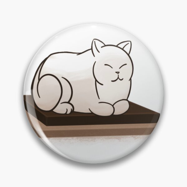 Item preview, Powdered Sugar Marshmallow Cat on Smore designed and sold by WhimsyWatcher.