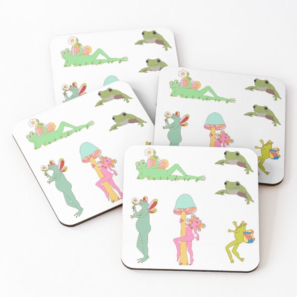 Artikelvorschau, Angenehmes Pilzblüten-Aufkleberpaket 3 Frosch entworfen und verkauft von vantasy11.