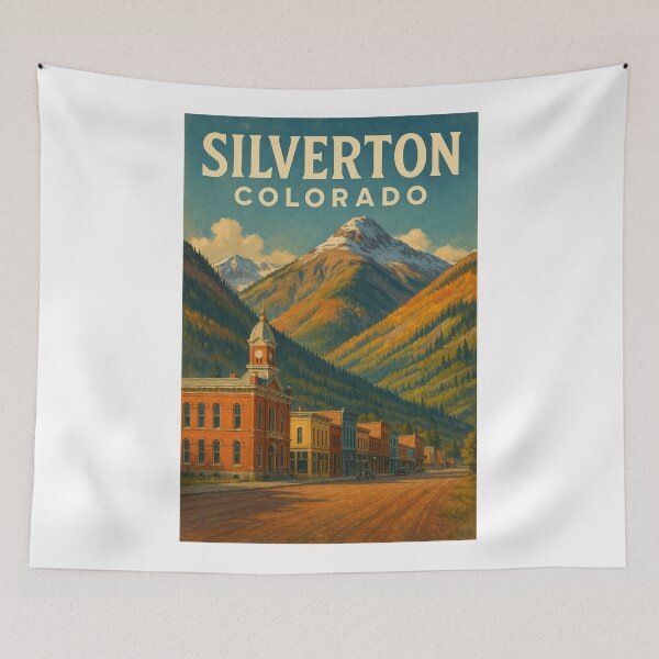 Item preview, Silverton Main Street – San Juan Mountains, Colorado designed and sold by Aryabek.
