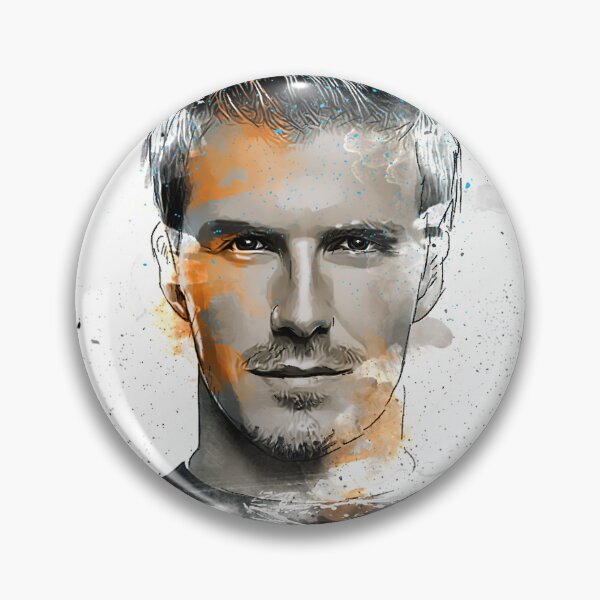 Item preview, David Beckham Digital Portrait Color Splash Art designed and sold by choluren.