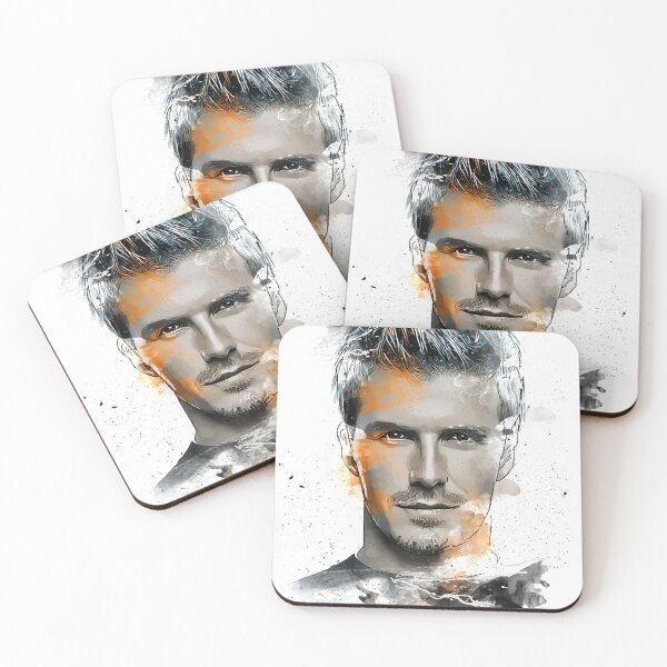 Item preview, David Beckham Digital Portrait Color Splash Art designed and sold by choluren.