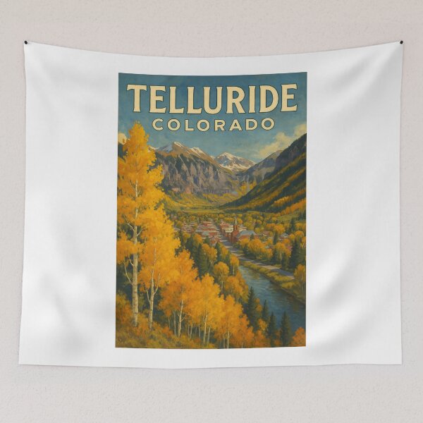 Item preview, Telluride in Autumn – Box Canyon Colorado designed and sold by Aryabek.