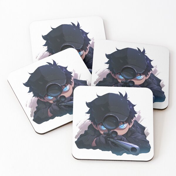 Item preview, Mephisto Pheles Blue Exorcist Chibi Sniper Supernatural Mysterious designed and sold by Williamhallano.