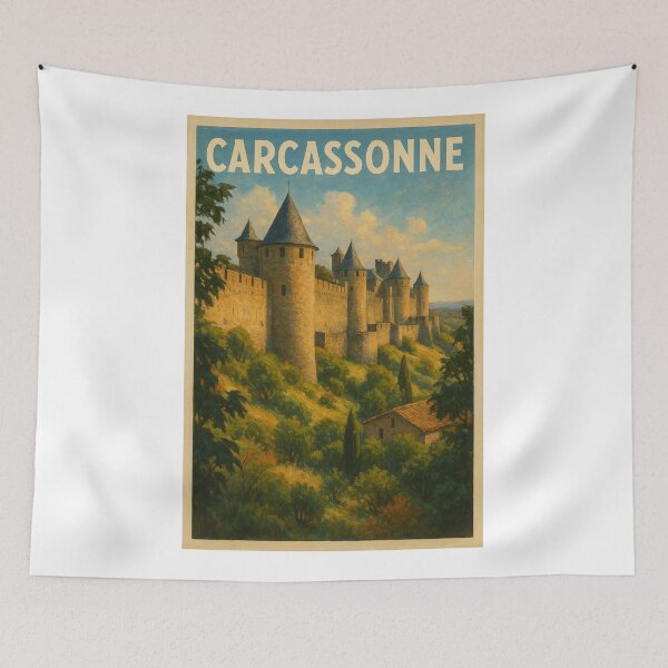 Item preview, Carcassonne Citadel – Languedoc-Roussillon, France designed and sold by Aryabek.