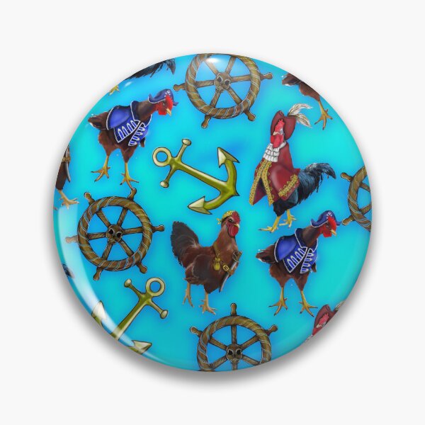 Item preview, Pirate Chikens!  designed and sold by GrosRougeArt.