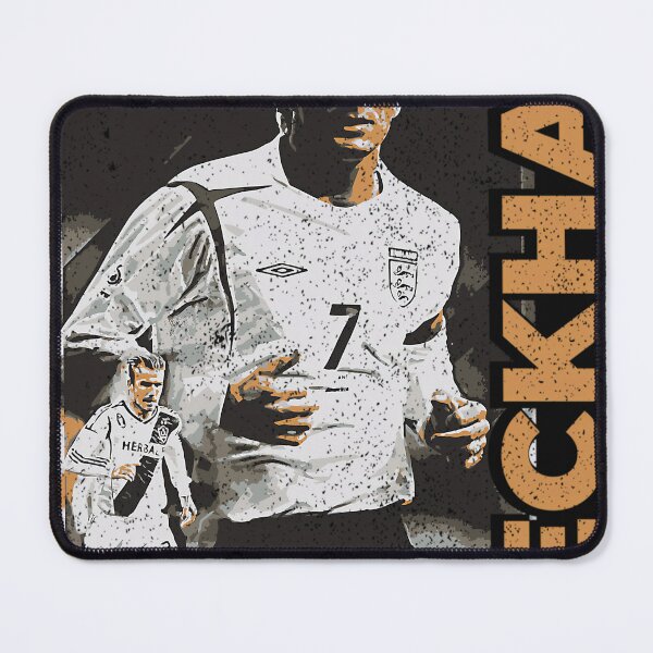 Item preview, David Beckham England Number 7 Soccer Icon Poster designed and sold by SandraFaust.