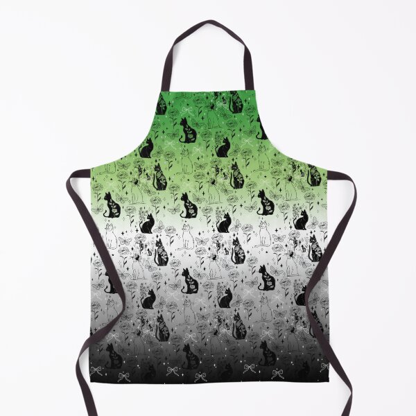 Item preview, Aromantic Pride Black Cat Witchy Magic Design designed and sold by Travelslightly.
