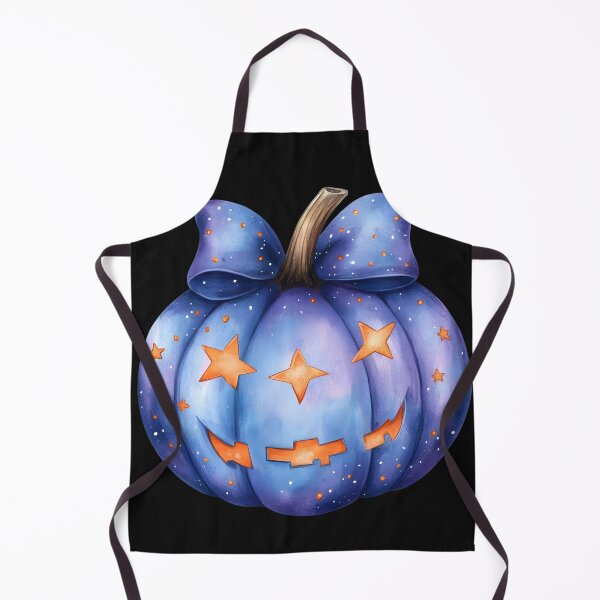 Item preview, Cute Funny Blue Fall Pumpkin with Bow designed and sold by tanabe.