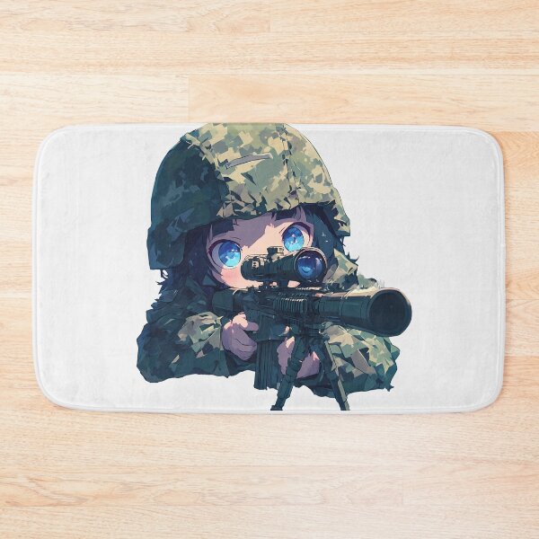 Item preview, Anime Chiriko Tsurumi Anohana Chibi Sniper Emotional Serene designed and sold by Williamhallano.