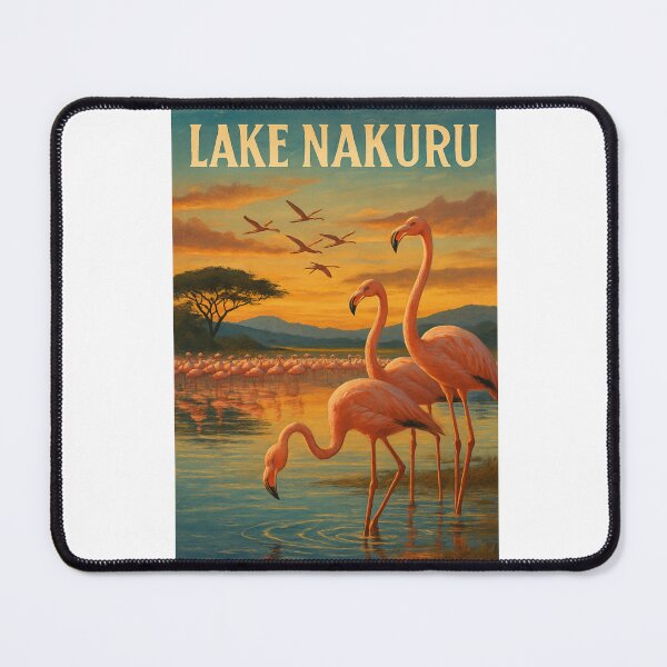 Item preview, Lake Nakuru Flamingos – Great Rift Valley, Kenya designed and sold by Aryabek.