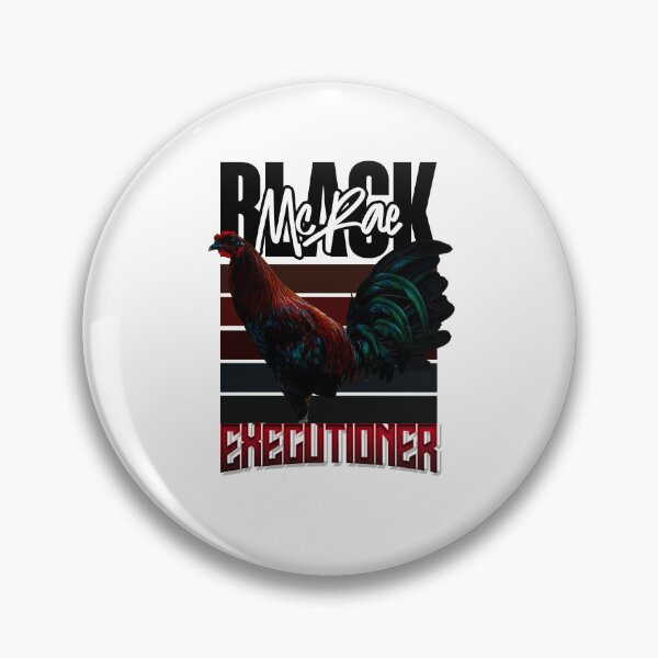 Item preview, Black McRae Executioner | Gamefowl Bloodline Art designed and sold by elizaldesigns.