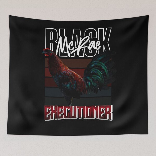 Item preview, Black McRae Executioner | Gamefowl Bloodline Art designed and sold by elizaldesigns.