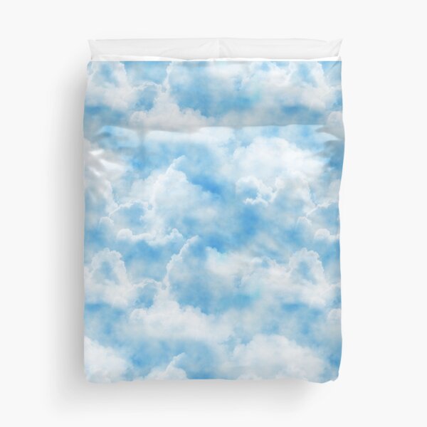 Clouds Print Duvet Cover