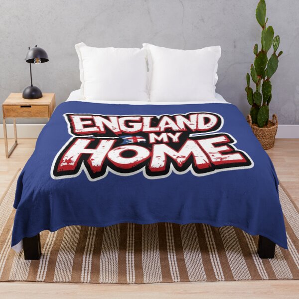 Artikelvorschau, England My Home – Rot-Weiß-Design im Graffiti-Stil entworfen und verkauft von KnockoutCustomPrint.