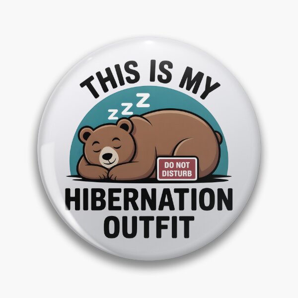 Item preview, This Is My Hibernation Outfit – Funny Winter Bear designed and sold by Jollys-ArtShop.
