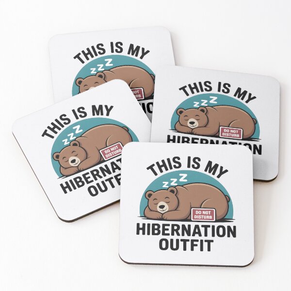 Item preview, This Is My Hibernation Outfit – Funny Winter Bear designed and sold by Jollys-ArtShop.