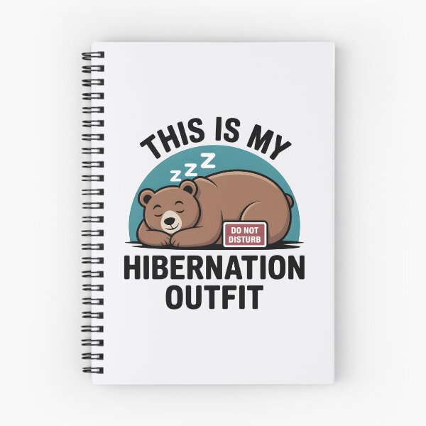 Item preview, This Is My Hibernation Outfit – Funny Winter Bear designed and sold by Jollys-ArtShop.