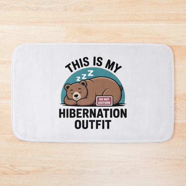Item preview, This Is My Hibernation Outfit – Funny Winter Bear designed and sold by Jollys-ArtShop.
