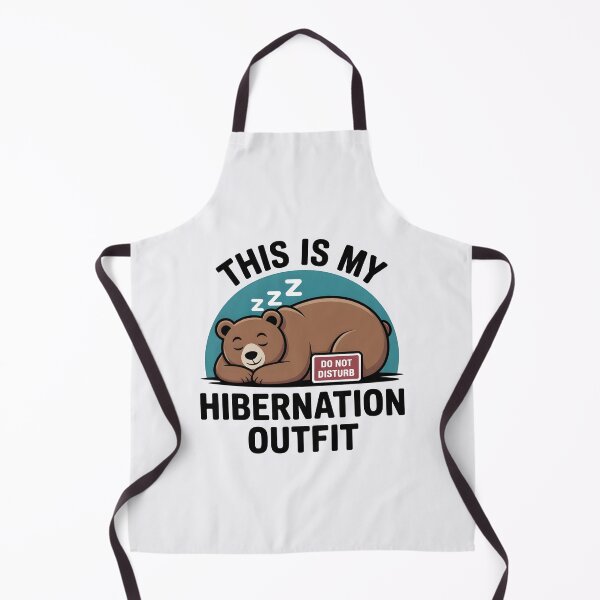 Item preview, This Is My Hibernation Outfit – Funny Winter Bear designed and sold by Jollys-ArtShop.